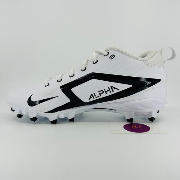 Nike Men\'s Alpha Menace 4 Varsity Football Cleats White FZ7703-101 Size 12.5 main image 9